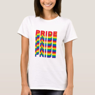 Pride lgbt lgbtq gay rainbow retro colours cool T-Shirt