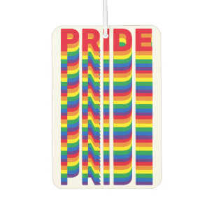 Pride lgbt lgbtq queer gay flag colours pattern ca air freshener