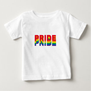 Pride lgbt lgbtq queer gay rainbow colours cool baby T-Shirt