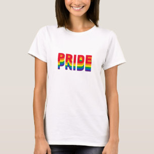 Pride lgbt lgbtq queer gay rainbow colours cool T-Shirt