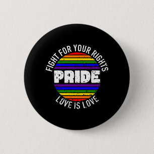 Pride LGBT Love wins, we are queer and proud Copy 2 Inch Round Button