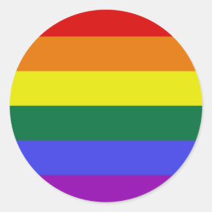 pride LGBT Rainbow Classic Round Sticker