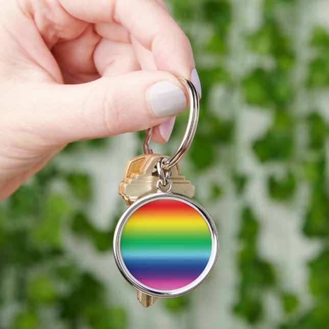 Pride lgbtq lgbt rainbow colours keychain (Hand)