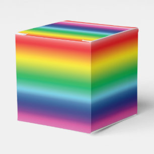 Pride lgbtq lgbt rainbow colours pattern gift favor box