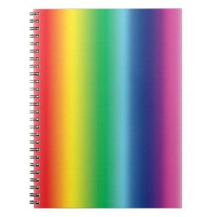 Pride lgbtq lgbt rainbow flag colour pattern spira notebook