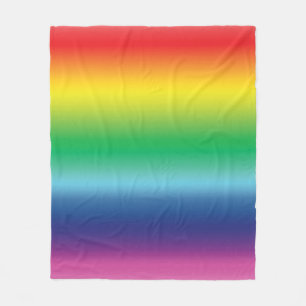 Pride lgbtq lgbt rainbow gay flag colours fleece blanket