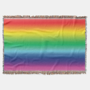 Pride lgbtq lgbt rainbow gay flag colours throw blanket