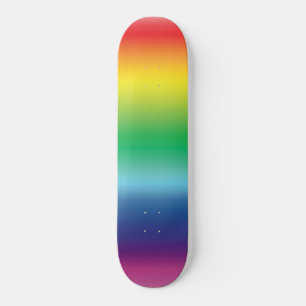 Pride lgbtq lgbt rainbow gay flag gradient colours skateboard
