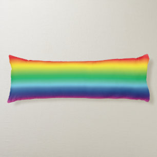 Pride lgbtq lgbt rainbow queer gay flag colours body pillow