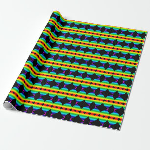 Pride lgbtq raibow Hearts Valentine's day gift Wrapping Paper