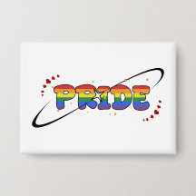 Pride LGBTQ Rainbow Flag Button