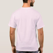 Pride LGBTQ Rainbow Heart Flag Custom Text Unisex T-Shirt (Back)