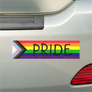Pride LGBTQi+ Pride and Support  Car Magnet