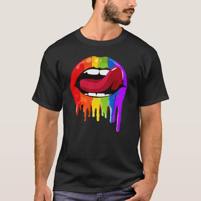 Pride Lips T-Shirt (Front)