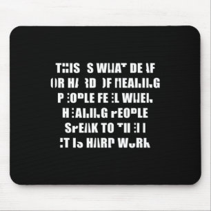 Pride Listen Is Hard Work Hand Sign Language  Mouse Pad