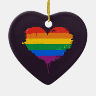 PRIDE LOVE CERAMIC ORNAMENT