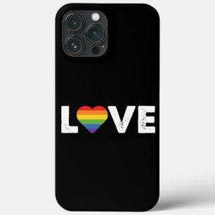 Pride Love is Love Gay Equality Rainbow LGBTQ  iPhone 13 Pro Max Case