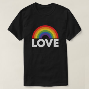 Pride Love is Love Gay Equality Rainbow LGBTQ T-Shirt