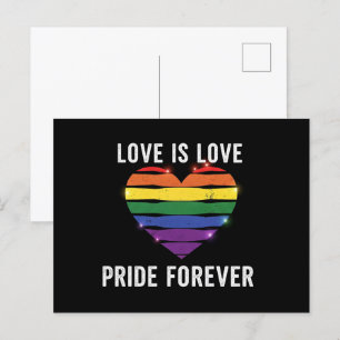 'Pride – Love is Love"' Postcard