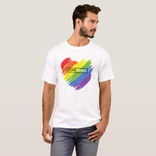 PRIDE LOVE LGBTQ+ TSHIRT-COTTON TSHIRT