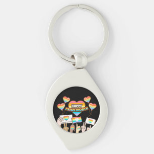 Pride love. Love is fair. Pride month.         Keychain