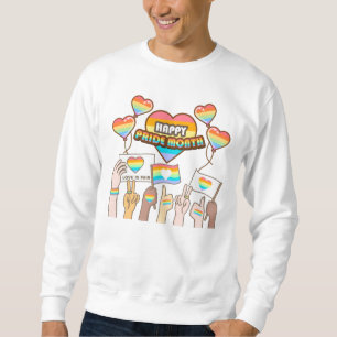 Pride love. Love is fair. Pride month Sweatshirt