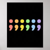 Pride Mental Health Semicolon Lgbtqia+ Lgbt Pastel