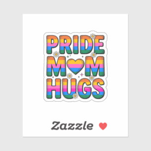 Pride Mom Hugs Vintage Rainbow Vector Design_1