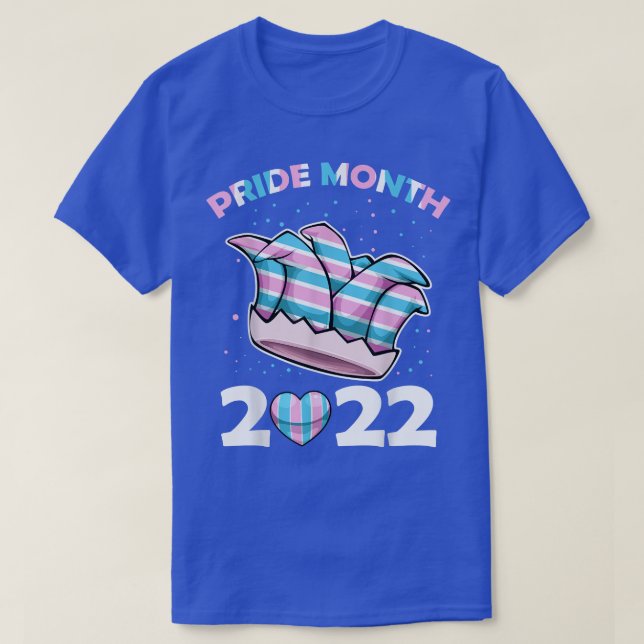 Pride Month 2022 LGBT-Q Transgender Pride Trans Fl T-Shirt (Design Front)