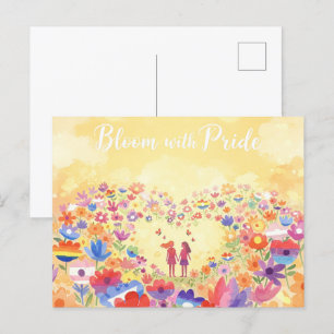 'Pride Month – Bloom With Pride Postcard