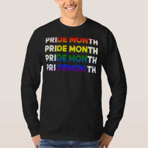 Pride Month Changes To Demon Lgbt Parade Gay Meme T-Shirt