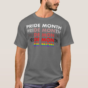 Pride Month Demon - Funny Sarcastic Proud Rainbow T-Shirt