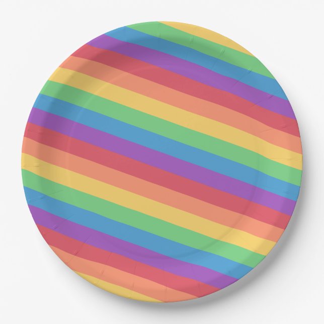 Pride Month  Napkins Paper Plate (Front)