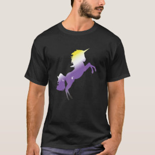 Pride Month Queer Nonbinary Flag Unicorn Lgbt Non  T-Shirt