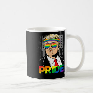 Pride Month Shirt Trump Lesbian Gay Biual Trans Coffee Mug