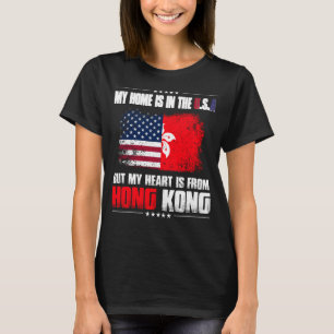 Pride My Home Is In The USA But My Heart Is From H T-Shirt