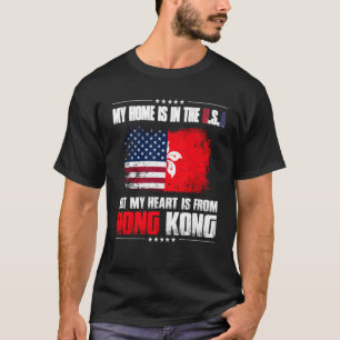 Pride My Home Is In The USA But My Heart Is From H T-Shirt