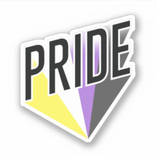 PRIDE Nonbinary Sticker