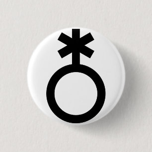 Pride Not Binárie 1 Inch Round Button