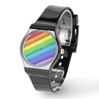 PRIDE O'Clock black band unisex watch