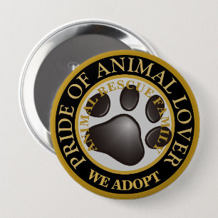 Pride of Animal Lover Classic 4 Inch Round Button