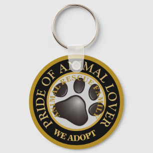 Pride of Animal Lover Classic Round  Keychain