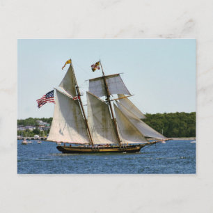 Pride of Baltimore II Tall Ship Postcard