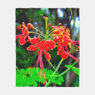 Pride of Barbados Fleece Blanket