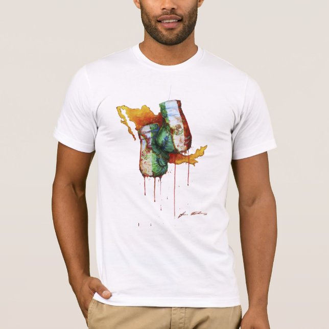 Pride of Mexican Boxing T-Shirt (Front)