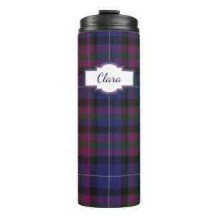 Pride of Scotland Plaid Custom Thermal Tumbler