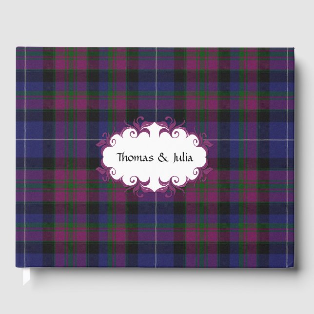Pride of Scotland Plaid Mariage livre d'hôtes (Recto)