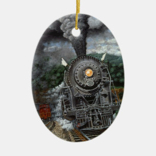 "Pride of the Central" by Tom Rock Oval Ornament