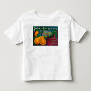 Pride of the River Pear Crate LabelLocke, CA Toddler T-shirt