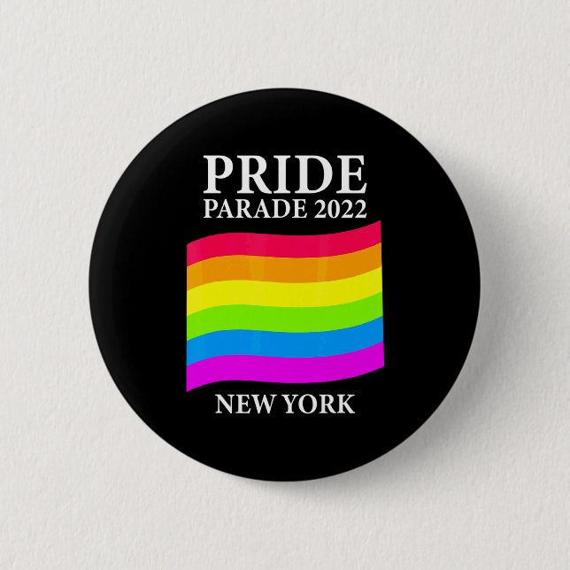 Pride Parade 2022 New York City _1  2 Inch Round Button (Front)